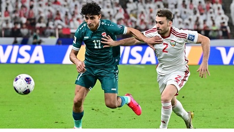  Kết quả UAE 1-1 Iraq: Bất phân thắng bại ở vòng loại thứ 5 World Cup 2026
